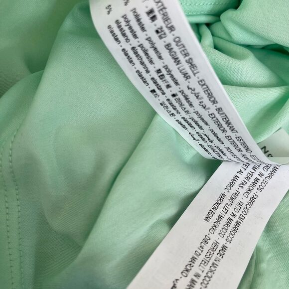 Mint Green Lace-Up Dress - Picture 9 of 9